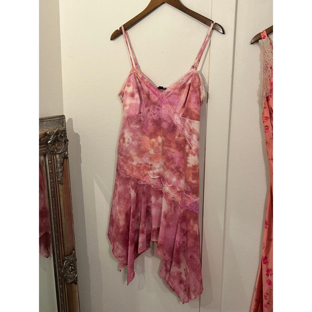 Wild fable Pink Tie-Dye Slip Dress